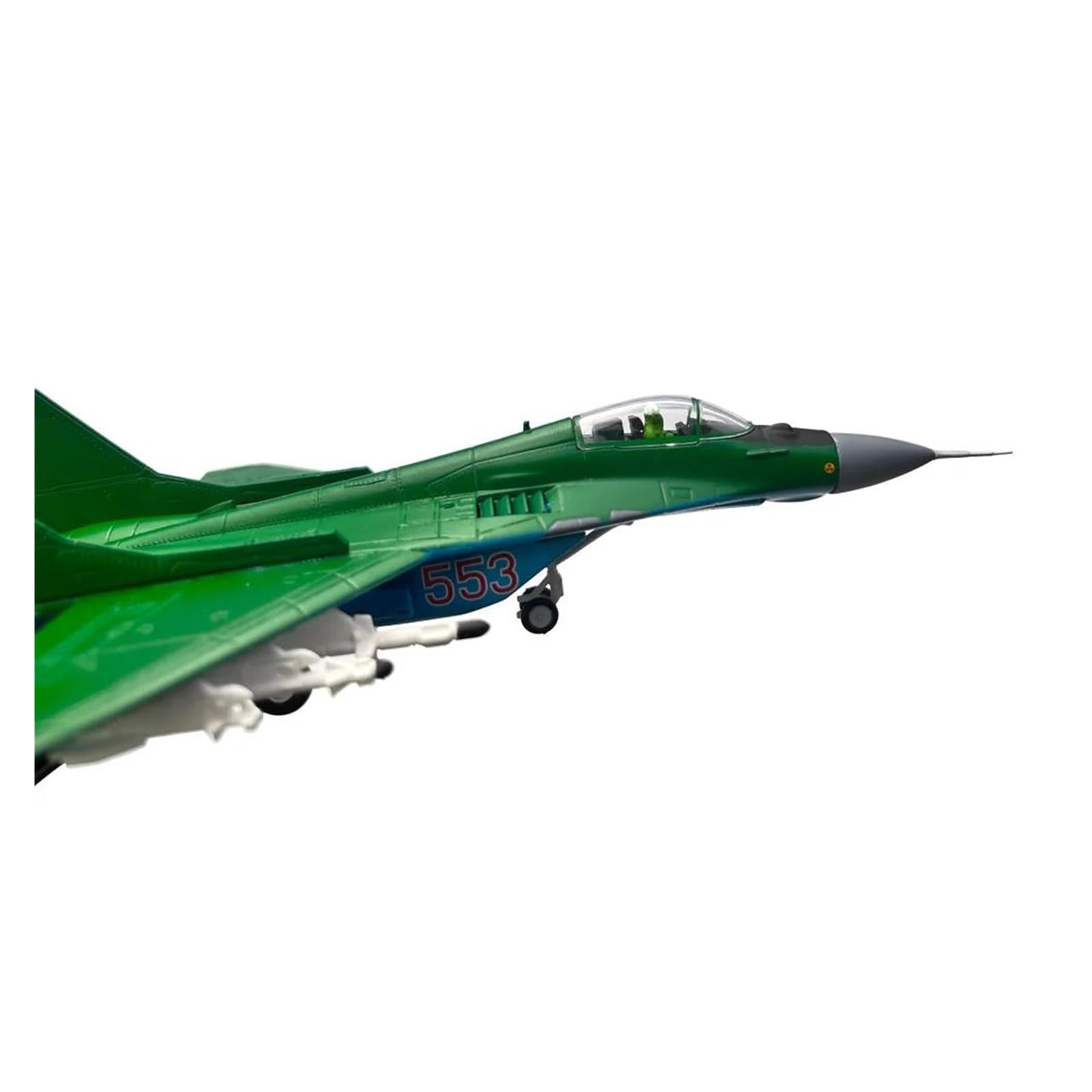 Must-have for collectors Odlewany metalowy samolot w skali 1 100 dla rosyjskiego myśliwca Mig29 Fulcrum C Odlewany metalowy samolot Model samolotu Zabawkowa ozdoba do kolekcji i wyświetlania (styl 1)