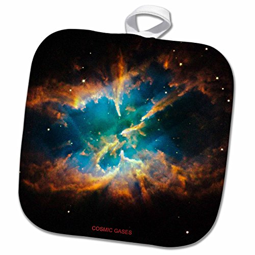3D Rose Galaxy and Nebula-Cosmic Gases Pot Holder, 8