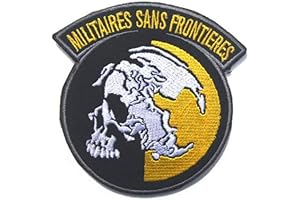 Metal Gear Solid MGS Peace Walker Militaires SANS Frontieres MSF Military Patch