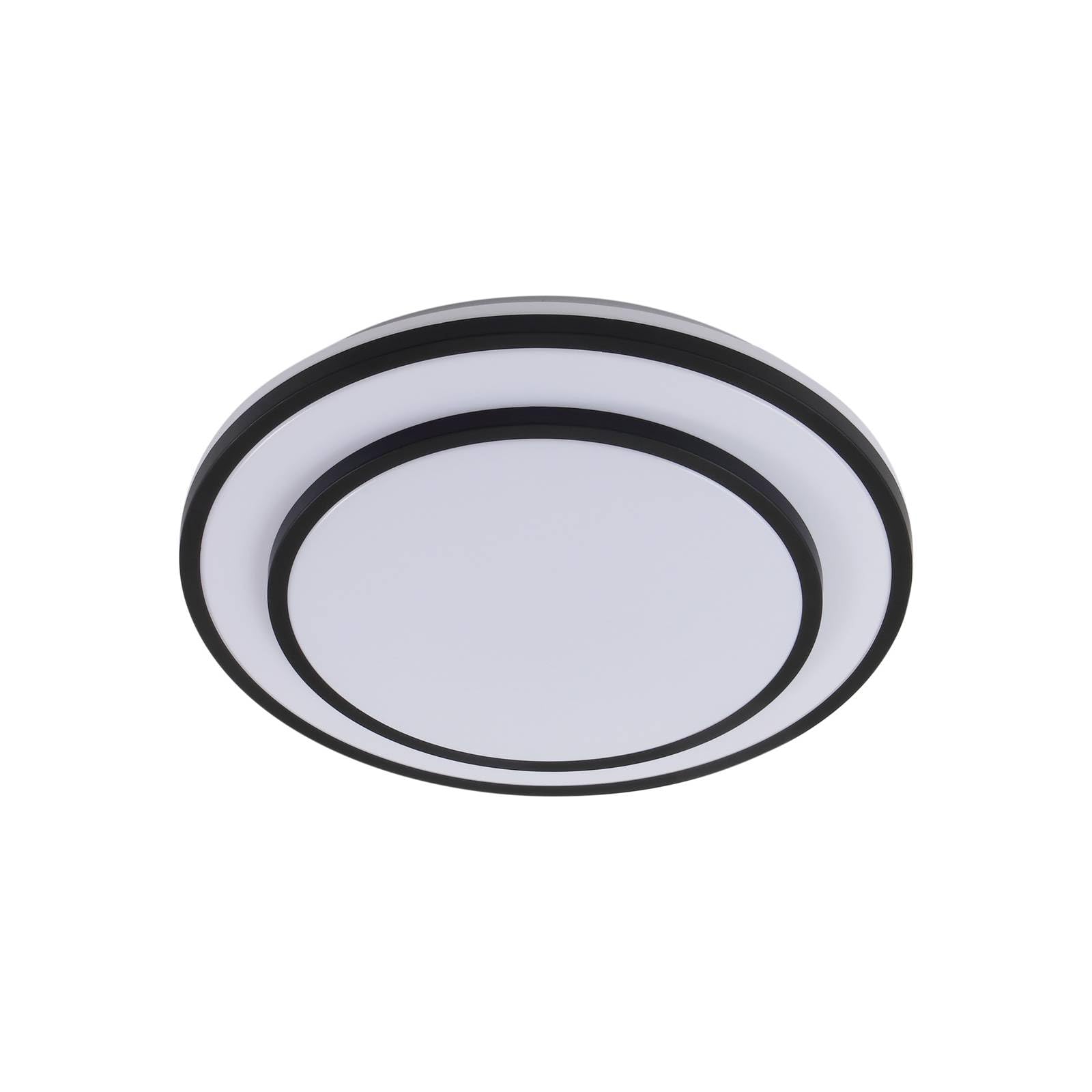 Lindby LED Ceiling Light Duala dimmable in Black for e.g. Living Room & Dining (1 Light Source,) from Ceiling lamp,