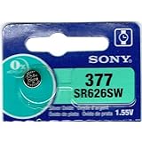 SONY 377 (1個) SR626SW 日本製 腕時計用無酸化銀ボタン電池 海外向けパッケージ