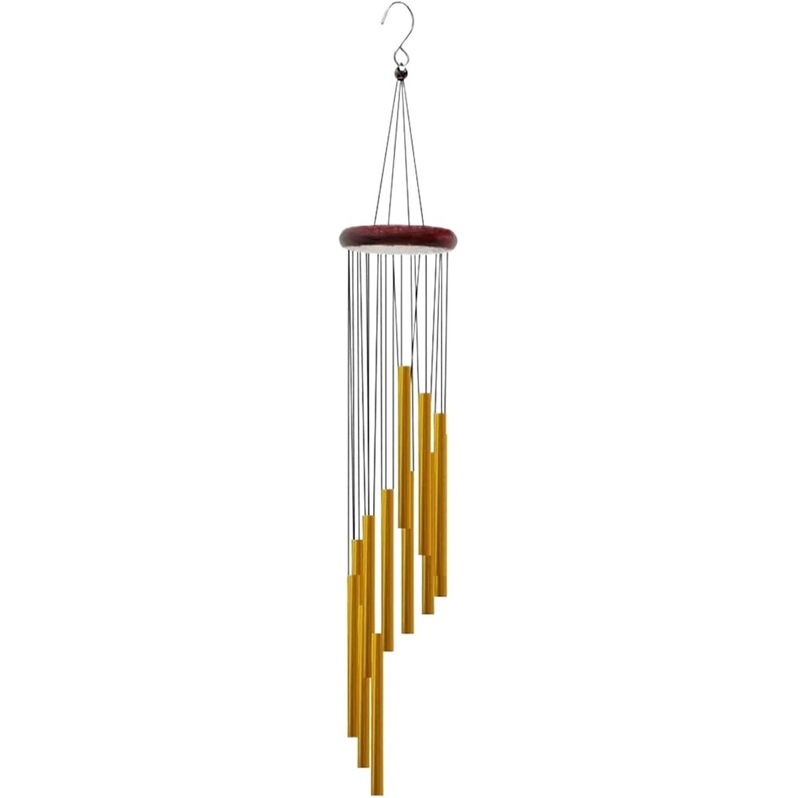 Beautiful And Soothing Musical Wind Chime With 12 Tubes And Bells Ideal For Relaxation And Meditation for Indoor and Outdoor(Color 02)