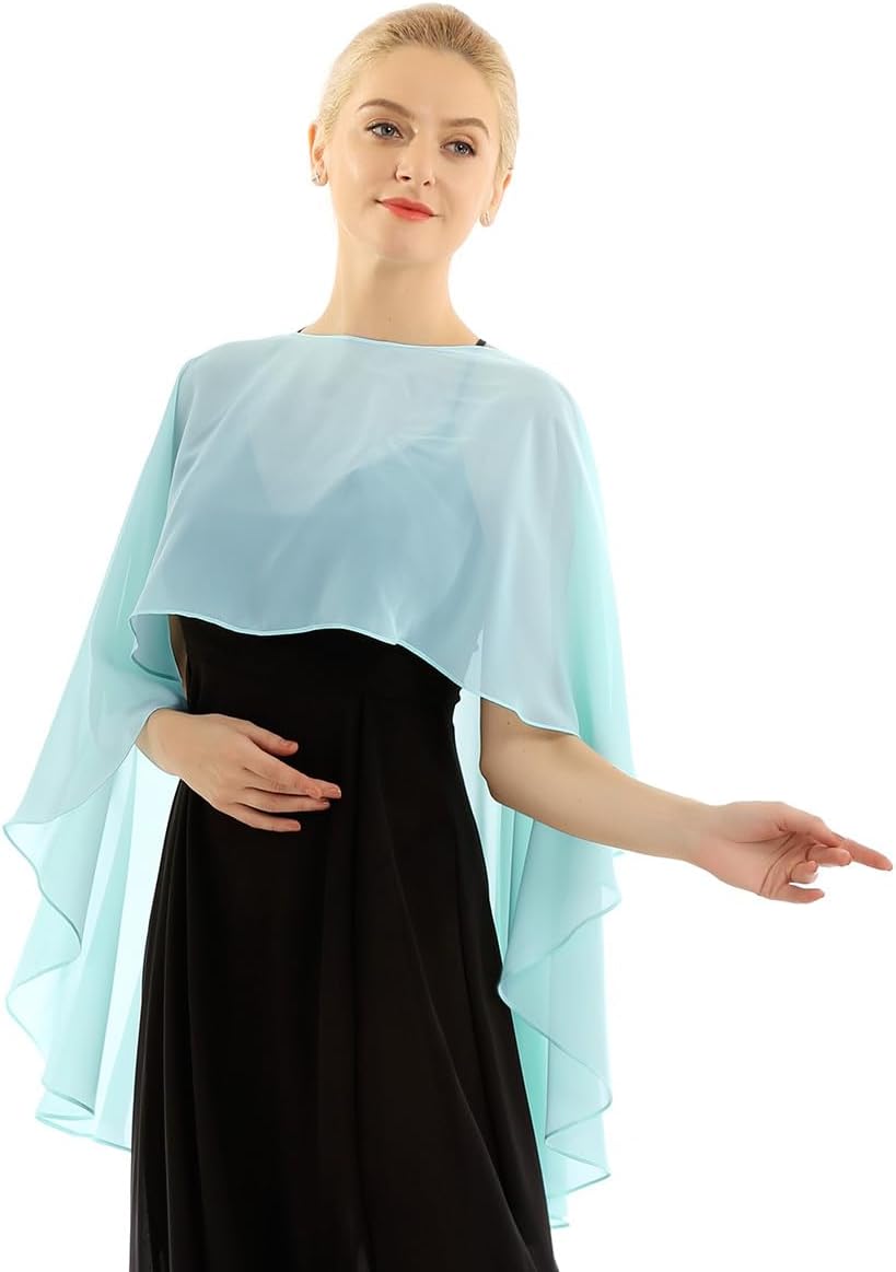 Chanpning Boléro Femme Ete Gilet D'été Couleur Unie Cardigan Manches 3/4 En Mousseline De Soie Cover Up Ouverte Devant Boléro Veste Chic Elégant Kimono Châle Pour Mariage Robes Plages