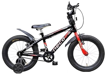 Maa Vindhyawasini Cycle Kids Cycle 16T with Support for Boys and Girls, 9.5'' Steel Frame| 95% Assembled, Frame Size: 12