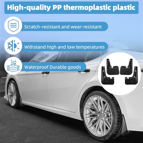 Image of Mud Flaps Fit for Toyota Camry 2025 2026 LE XLE Splash Guard 9th Gen Camry LE XLE Mudguards Mudflaps Protection Accessories(Not for SE XSE)