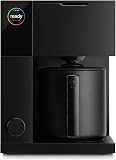Fellow Macchina da caffè di precisione Aiden - Thermos per 10 tazze, ausilio per la preparazione integrato, programmazione, serbatoio dell'acqua rimovibile, nero opaco - 1