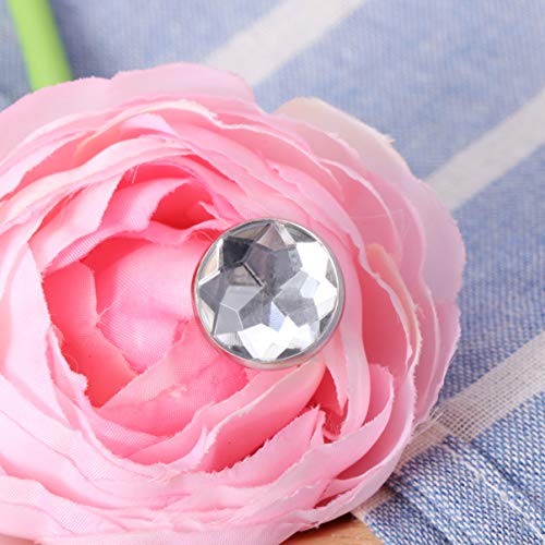 Rosenice Crystal Head Push Pins Sofa Headboard Upholstery Nails Buttons Tacks 100Pcs #TOP3