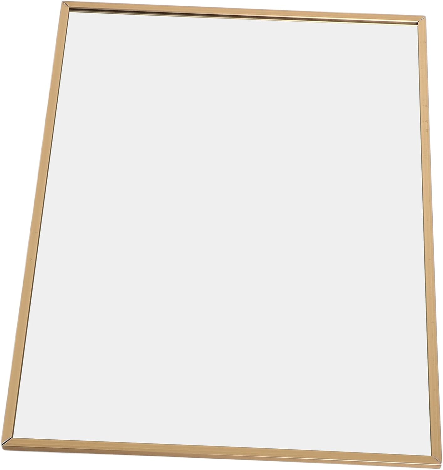 GALPADA Dressing Mirror for Shoes and Clothes, Floor Standing Full-Length Mirror with Aluminum Alloy Frame, Gold Finish, Suitable for Bedroom, Living Room, and Retail Shoe Stores