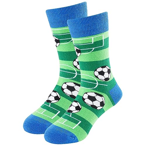 BISOUSOX Kids Soccer Socks, Funny Boys Baseball Gift