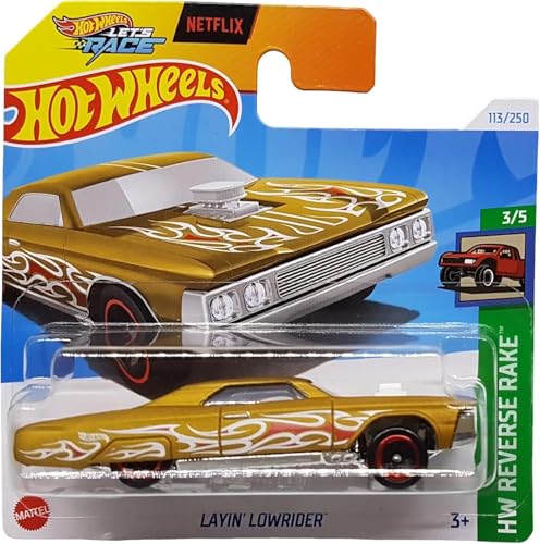 Image of Hot Wheels - Layin Lowrider - HW Reverse Rake 3 /5