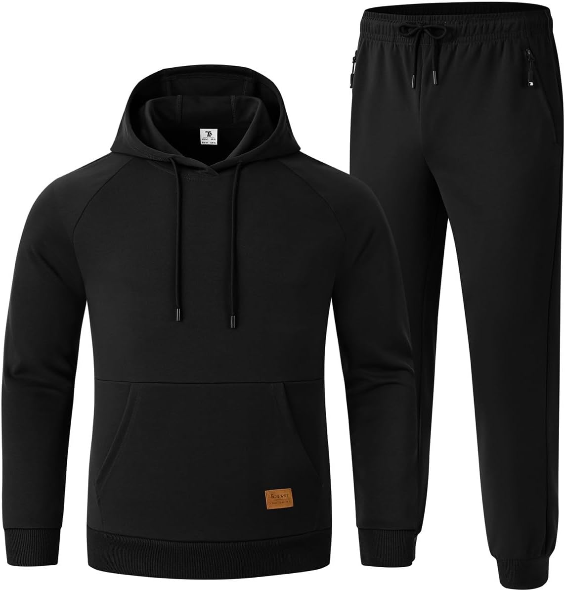 Rdruko Men’s Sweat Track Suit Jogger Sweatsuits Tracksuits Workout Athletic Suit 2 Piece Set