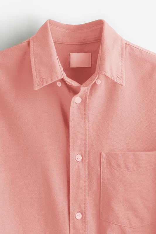 Image of BE ACTIVE Men's Oxford Cotton Lycra Casual Shirt || Men Stylish Shirt || Full Sleeves || Simple Shirt for Men || Timeless Style & Comfort