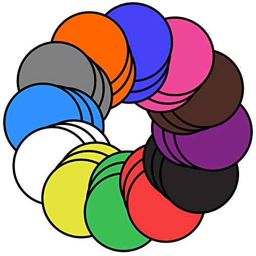 Coopay 36 Pieces Foldable Flying Disc/Fan Frisbees with Bag Folding Pocket Toy Set for Fun Birthday Party Favors Summer Outdoor Activity Game, 12 Colors