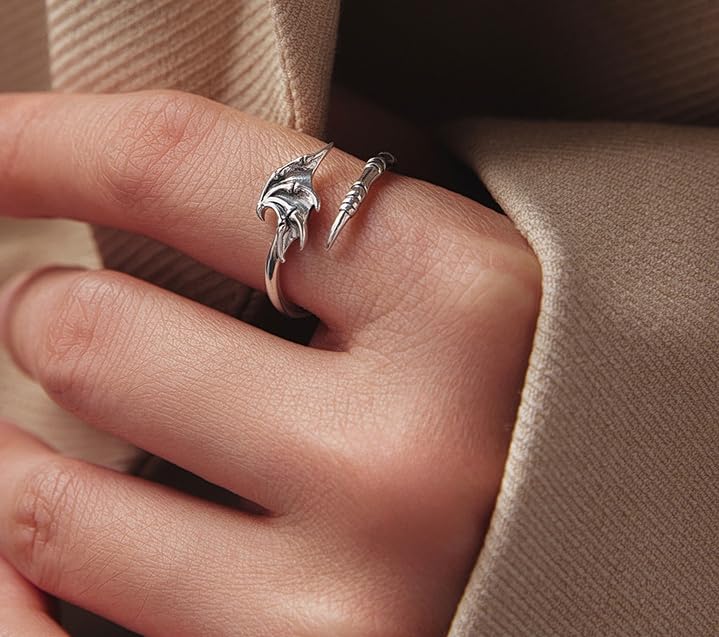 Bague Ailes de Diable en Argent pour Rompre avec les Bijoux Classiques - 4