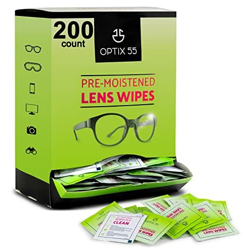Eyeglass Cleaner Lens Wipes- 200 Pre-Moistened Individual Wrapped Eye Glasses Cleaning Wipes | Glasses Cleaner Safely Cleans Glasses, Sunglasses, Phone Screen, Electronics & Camera Lense| Streak-Free