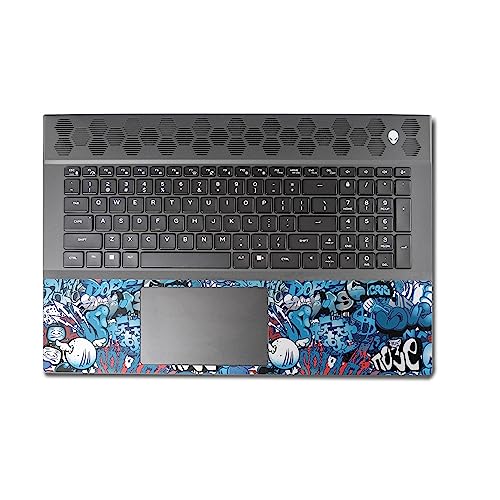 Image of MightySkins Skin Compatible with Alienware M18 R1 (2023) Full Wrap Kit - Blue Meanies | Protective, Durable, and Unique Vinyl Decal wrap Cover | Easy to Apply & Change Styles | Made in The USA