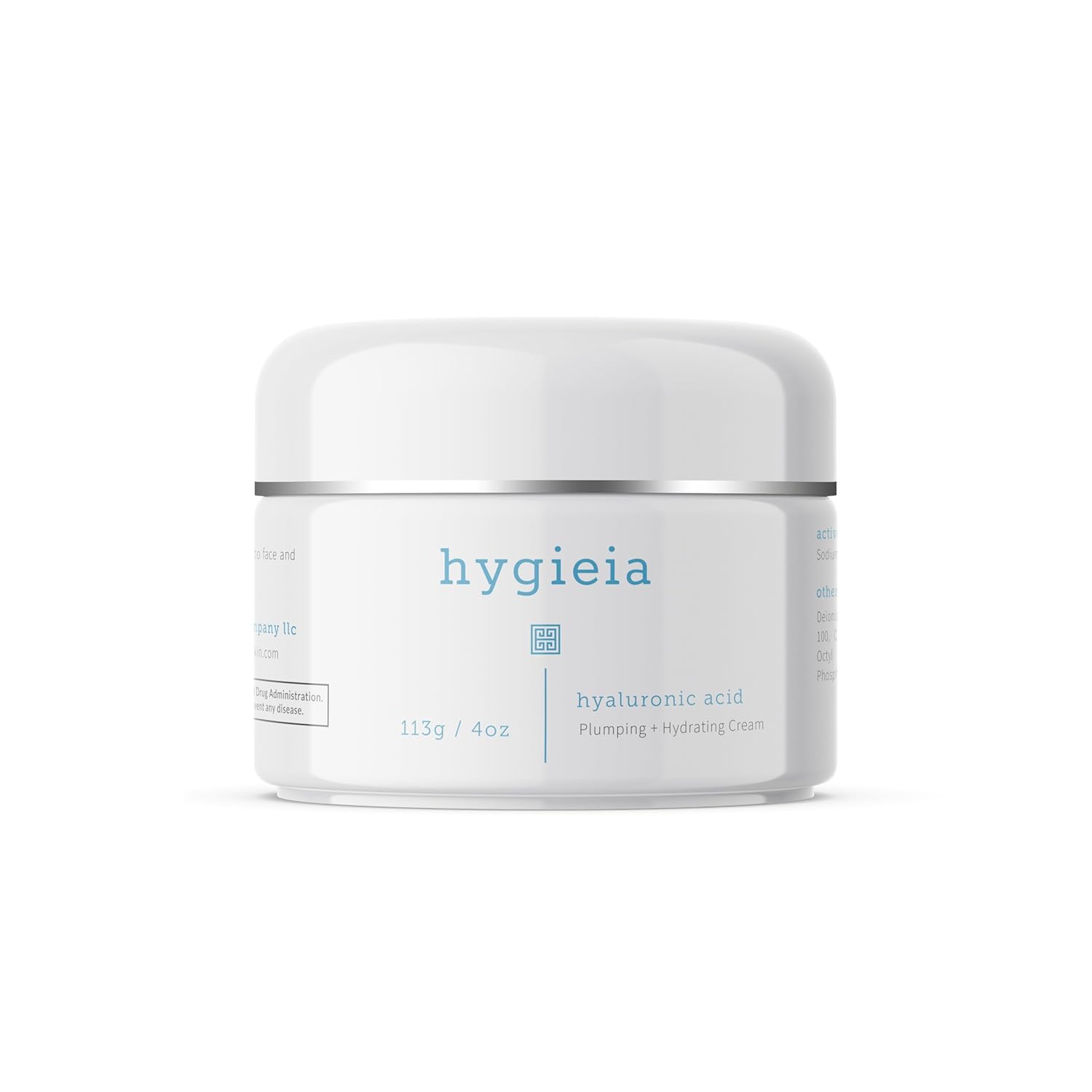 Hygieia + Encapsulated Hyaluronic Acid Face Moisturizer – Hydrating Liposomal Face Cream for Women & Men – Fast & Deep Cellular Absorption for Daily Skin Hydration, Firming, Toning & Elasticity, 4oz Hygieia + Encapsulated Hyaluronic Acid Face Moisturizer – Hydrating Liposomal Face Cream for Women & Men – Fast & Deep Cellular Absorption for Daily Skin Hydration, Firming, Toning & Elasticity, 4oz