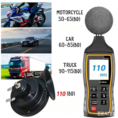 Image of 110DB Super Loud Car Horn, Universal 12V