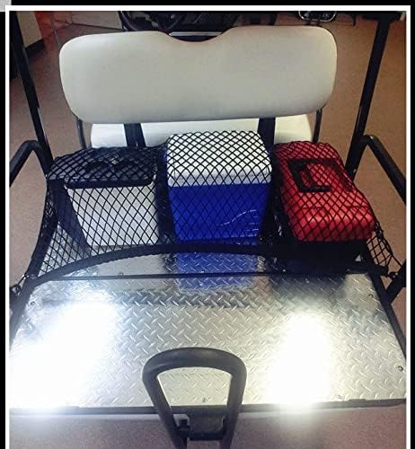 Miniatura 1 de Carrito de golf universal Asiento trasero Flip Bed/Box Utility Nylon Net EZGO Club Car