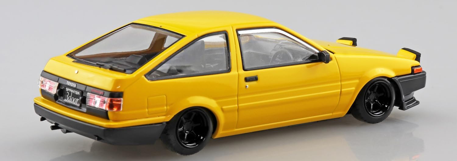 Aoshima Toyota Sprinter Trueno Custom (Yellow) 1:32 Snap Kit