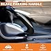 VKGUG Emergency Brake Parking Handle Cover Compatible with Honda Civic 2006-2011 Acura CSX 2006-2011 Car Hand Brake Handle Lever Grip Silver