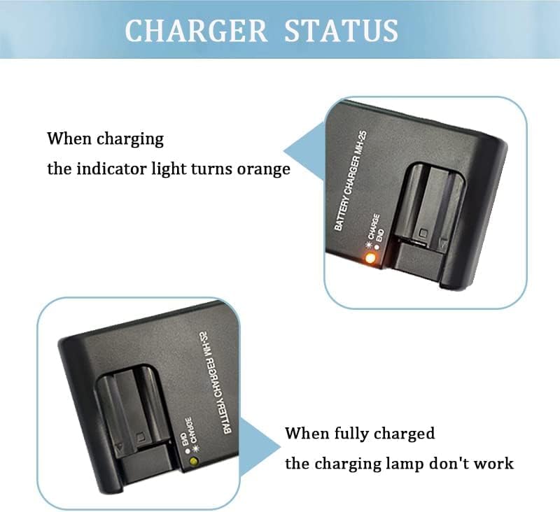 MH-25 Quick Charger for Nikon EN-EL15/EN-EL15a/b/c Camera Battery