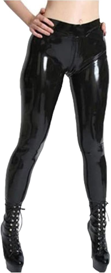 Latex Rubber Women Sexy Pants 