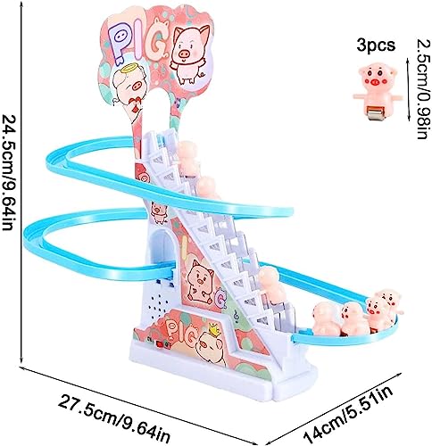 Image of Magicwand Arctic Fun Playful Pigling Race Track Set with Flashing Lights & Music【Pack of 1】【Multi-Colored】