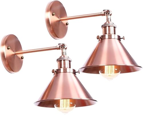 HYJAUSXB Retro Industry Wall Light Adjustable Metal V-intage Lamp, Pendant