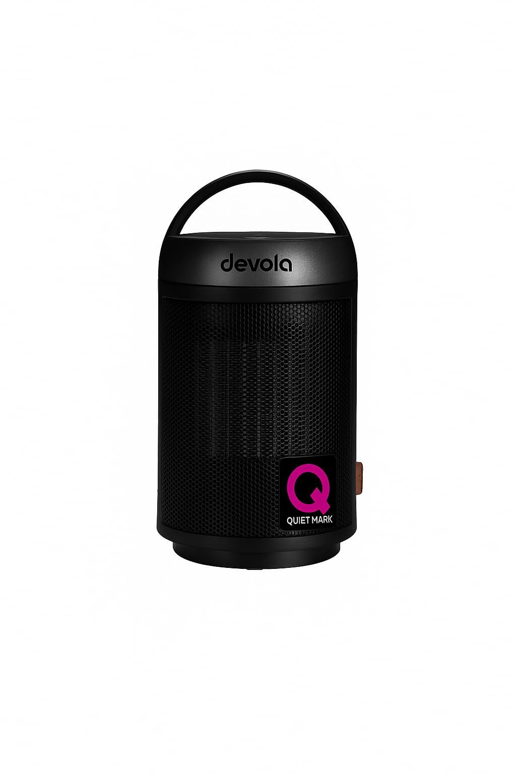 Devola 1500W Electric Space Heater, Portable Ceramic Fan Heaters With Oscillation, Tip-Over & Overheat Protection, 8 hour timer, 3 modes, Carry Handle (Black & Silver)