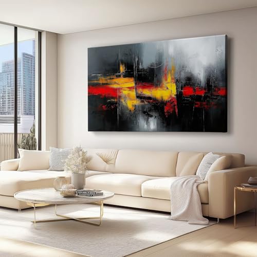 Art moderne abstrait en impression sur toile 100x50cm haut de gamme