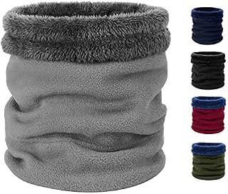 Winter Neck Warmer Christmas Gifts : Women Men Gaiter Scarf Unisex Thermal Knitted Snoods Windproof Soft Thick Scarf, Circle Snoods Face Cover for Skiing Outdoor Sports Cycling Running Motorcycle