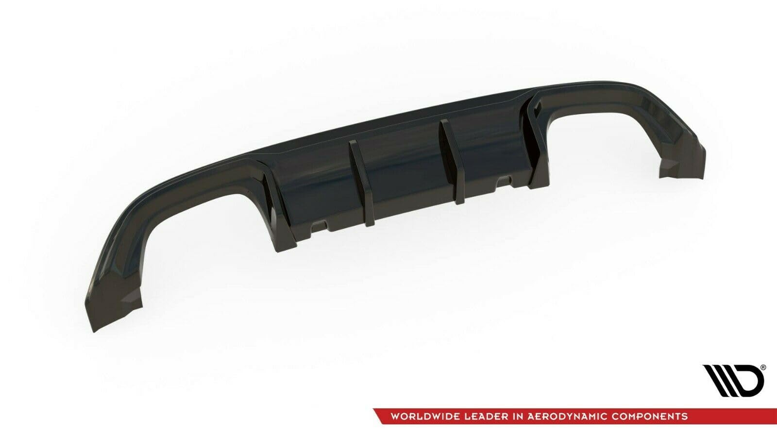Maxton Design Heckdiffusor V.2 für VW Golf 7 R/R-Line (2012-2016) Hochglanz schwarz