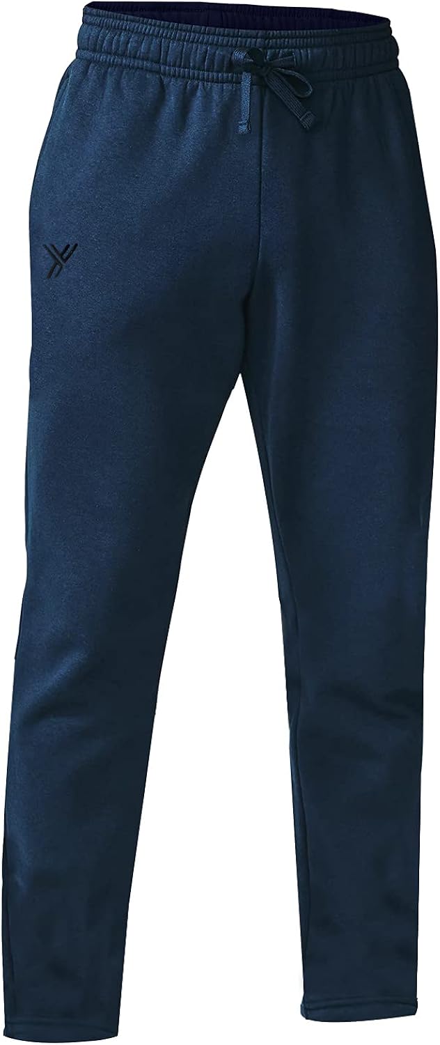 Youper Men's Sports Lightweight Fleece Pants with 3 Pockets for Running, Exercise & Workout : Clothing, Shoes & Jewelry