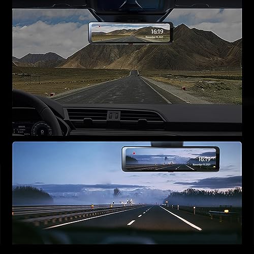 Cámara de tablero ultra HD 4K con sensor IMX415 y espejo retrovisor 6