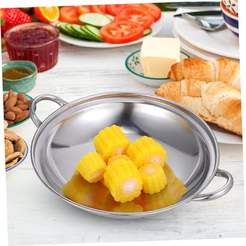 Olla de acero inoxidable con tapa wok para cocinar miniatura 4