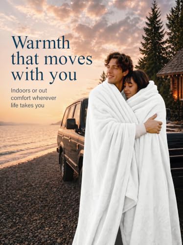 Image of Utopia Bedding Ultra Soft Fleece Bed Blanket King Size White (90x102 Inch)