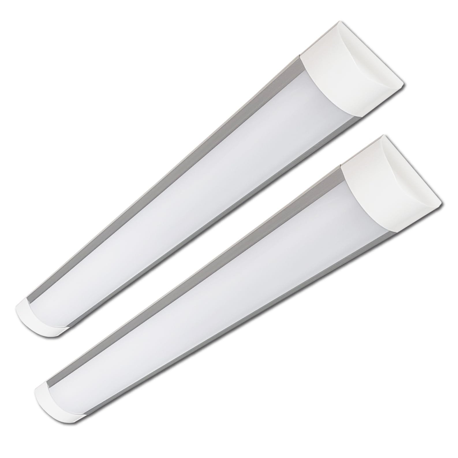 LED ATOMANT Pack 2x Pantalla Luminaria LED integrado, 120cm 40W, CCT (Selector de Color Blanco Calido, Neutro y Frio), 4000 lumenes