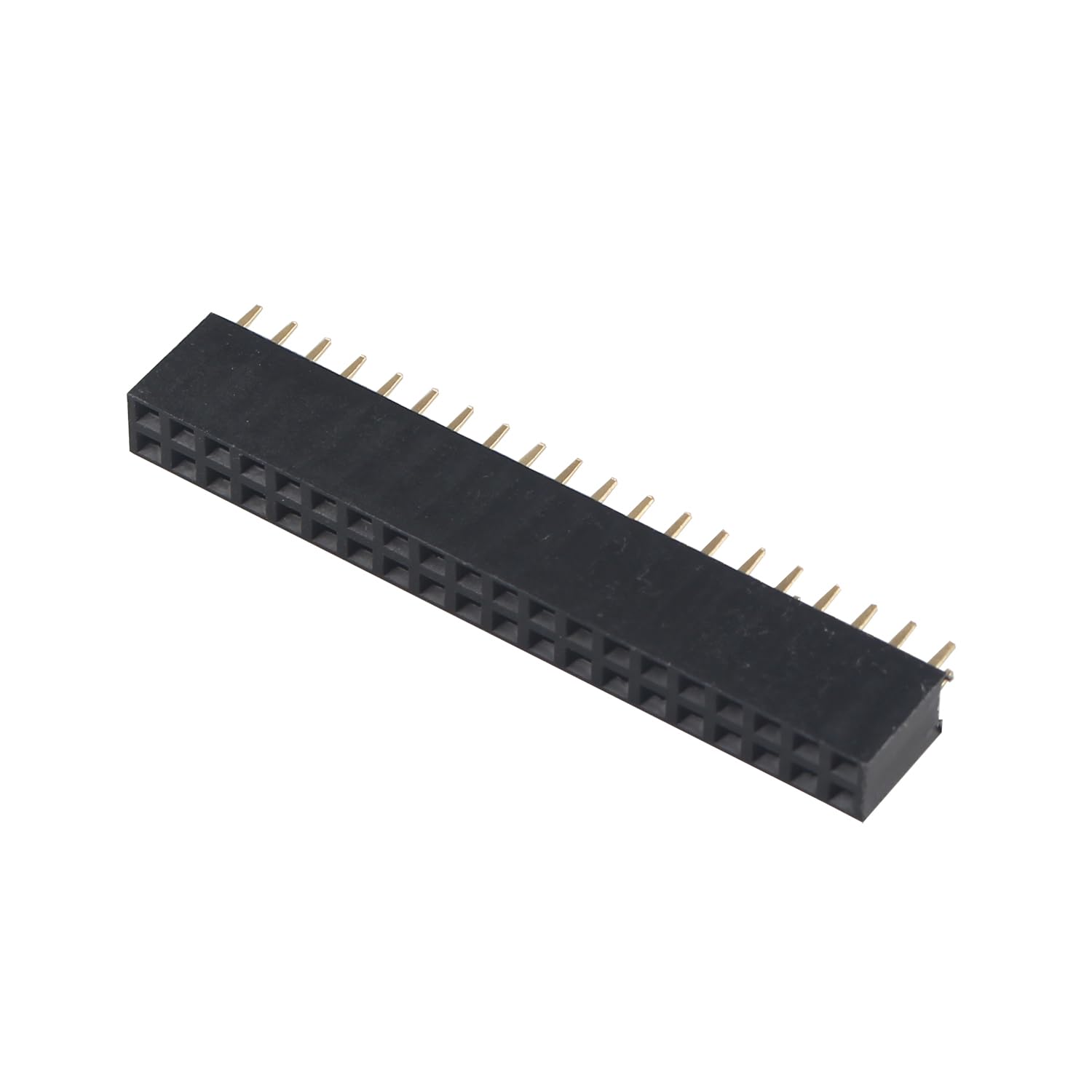 ZDE 6PCS 2x20 40 Pin Stacking Female Header 2.54mm Pitch Dual Row Short Pin Headers Connector for Raspberry Pi Arduino PCB Breadboard