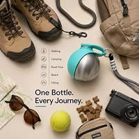 Dog Water Bottle 10oz Stainless Steel Small Water Bottles for Puppy — image 9