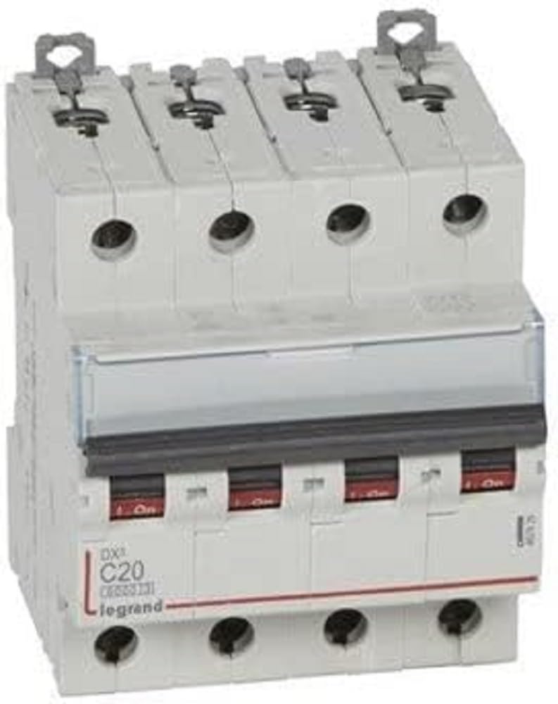 Évitez les coupures triphasées avec le disjoncteur DX3 6/10 KA C 4P 20A
