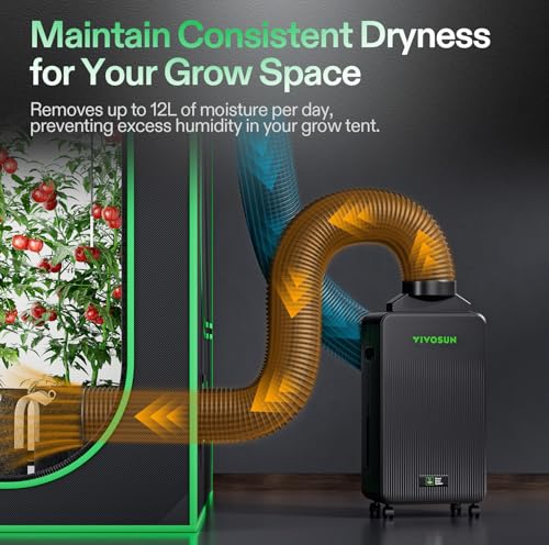 VIVOSUN AeroDrain D12 Smart Dehumidifier