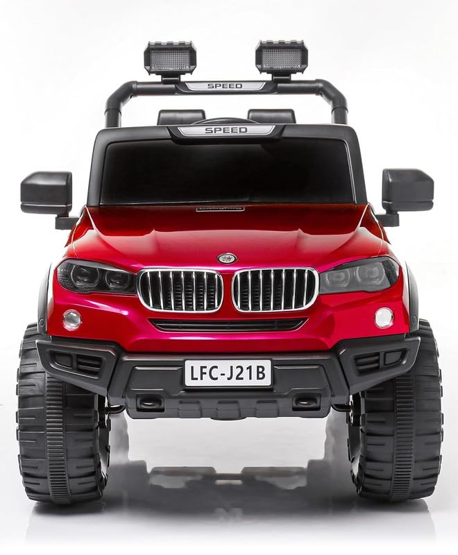 LETZRIDE Kids Speed-888 Battery car for Kids | Battery Operated Jeep for 1 to 7 Year Kids | Electric Ride on-Dual Control Mode, Swing Function, Led Lights, with Seat Belts | (Dark Red) (B0CH4Y6XZG) Amazon Price History, Amazon Price Tracker