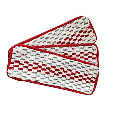 Kits de tampons de recharge pour vadrouille en microfibre 3 pièces - Tampon de rechange pour vadrouille humide et sèche pour vadrouille plate EasyTwist de Vileda Cover