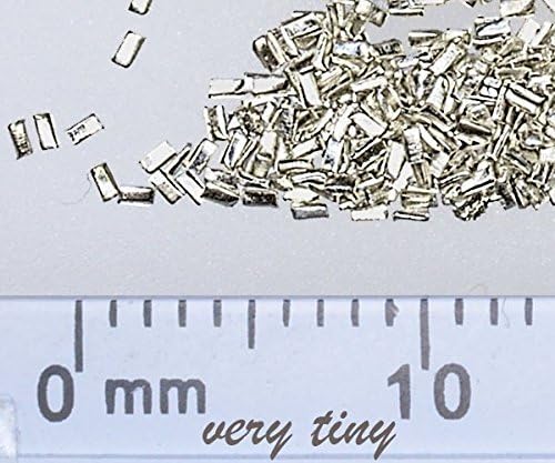 Silver Solder Chip Ultra Tiny Precut Pieces 0.5mm X 1mm X .25mm (Qty=1500)"Easy" Density