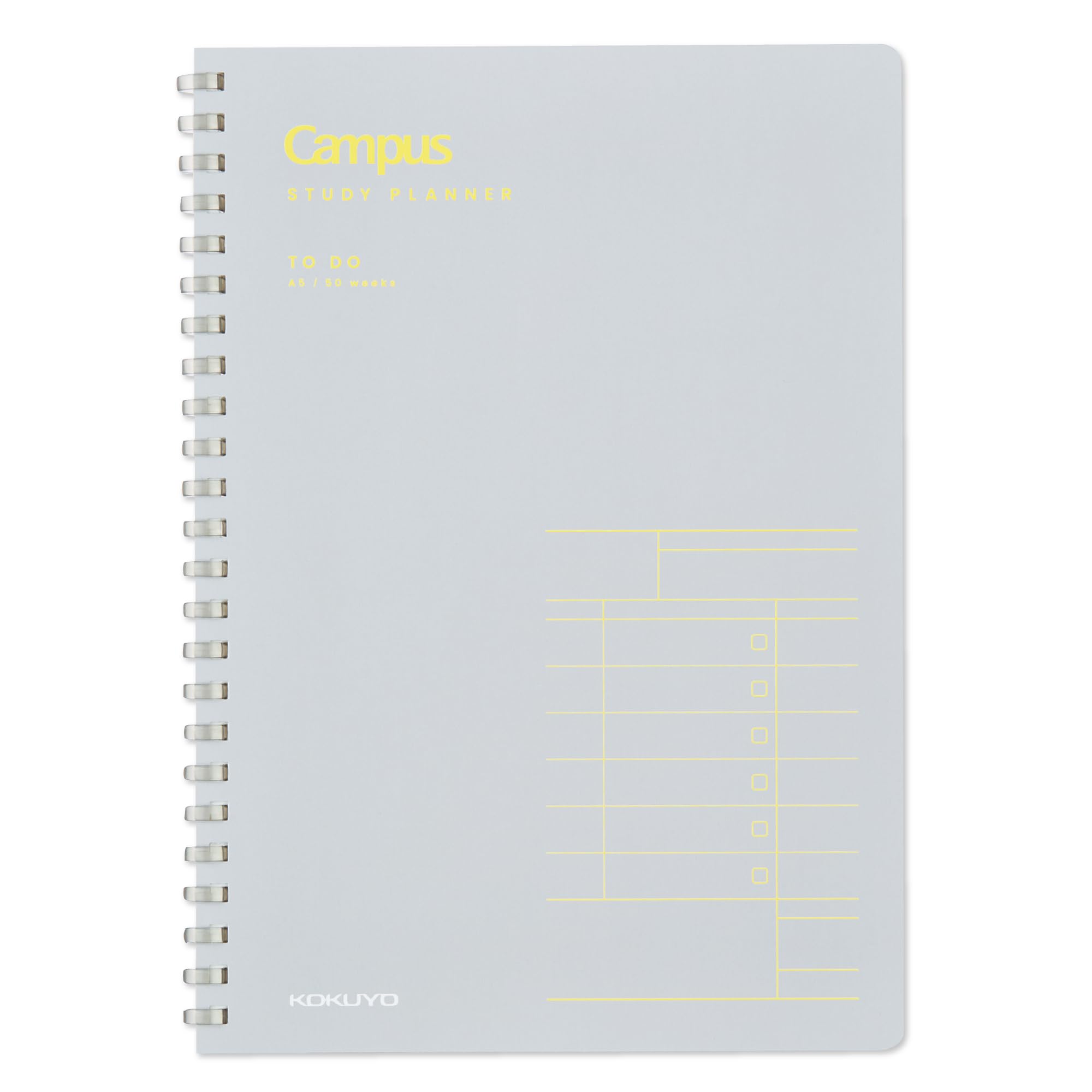 Kokuyo Campus Study Planner TO DO A5 Gray AM SU-SY131TD-M