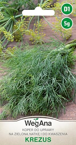 WegAna Dill Seeds Semillas de Eneldo Krezus 5g Semillas de Hortalizas Robustas Semillas de Cultivo