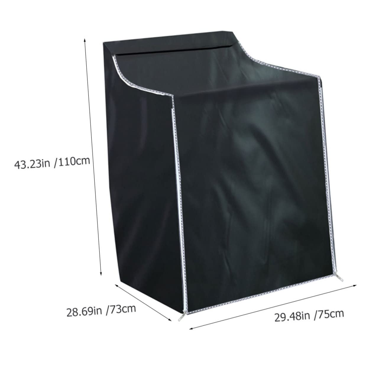 Homoyoyo Housse de Protection Étanche pour Machine à Laver et Sèche Linge Couvre Entièrement avec Oxford Premium Antipoussière et UV Protection Complète pour Cuisine Salle de Bain et
