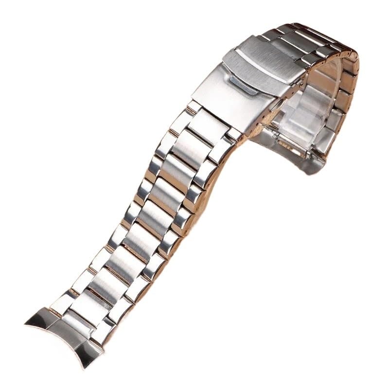 Bracelet montre 22mm acier incurvé pour éliminer le vide du boîtier