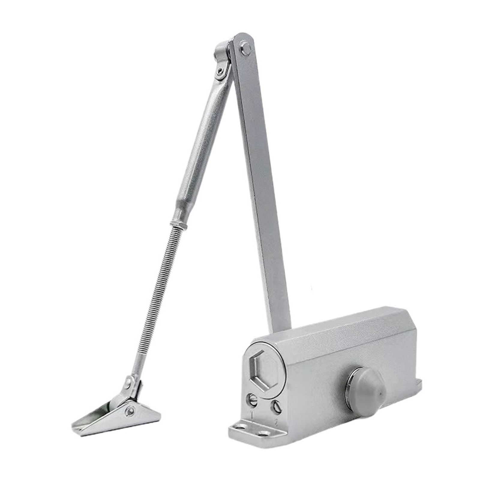 SWENEEN Automatic Door Closer Hydraulic Buffer Gate Closer Metal Spring Mute Adjustable Door Stopper For 25-80Kg Door Closing Equipment Easy For Home Commercial Use (25),25-45KG